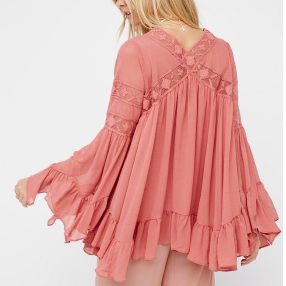 Free People Up All Night Lace Tunic